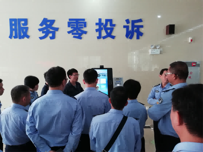 惠城区公安局领导一行视察华视电子警务一体机